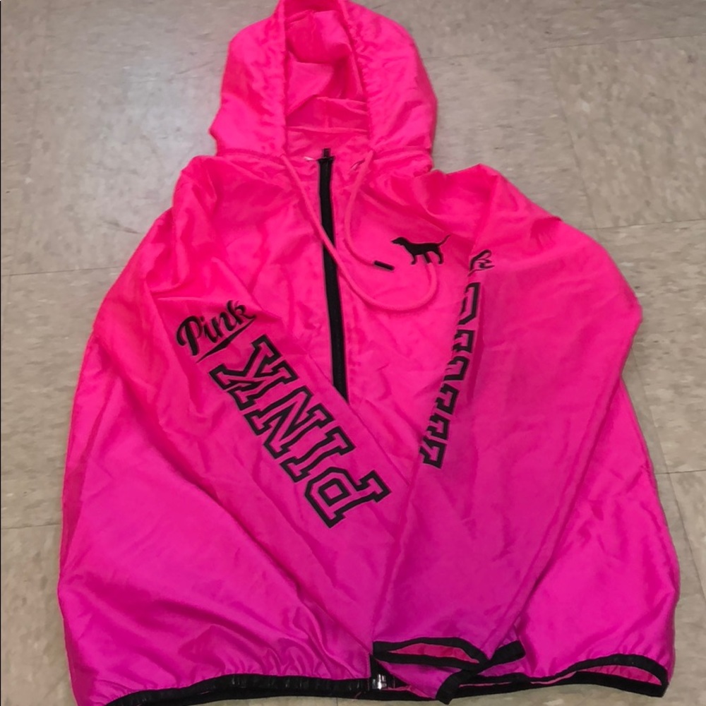 PINK Fushia Windbreaker
